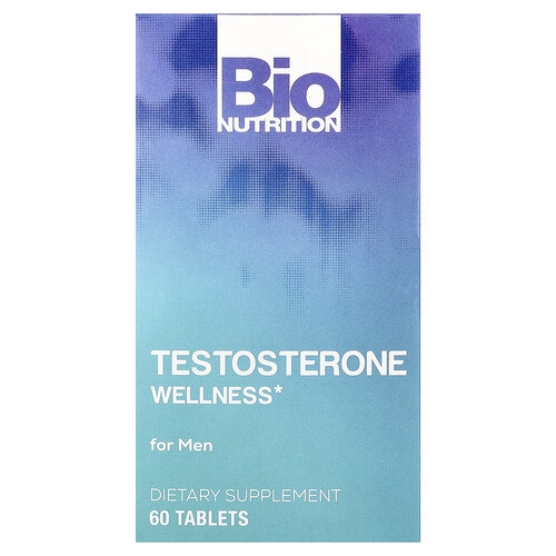 Bio Nutrition, Testosterone Wellness, für Männer, 60 Tabletten