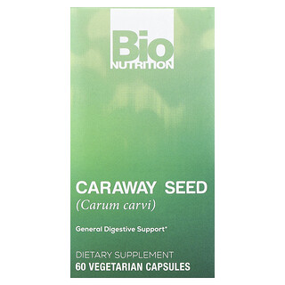 Bio Nutrition, Semilla de alcaravea, 60 cápsulas vegetales (500 mg por cápsula)