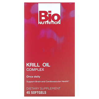 Bio Nutrition, Complejo de aceite de kril, 500 mg, 45 cápsulas blandas