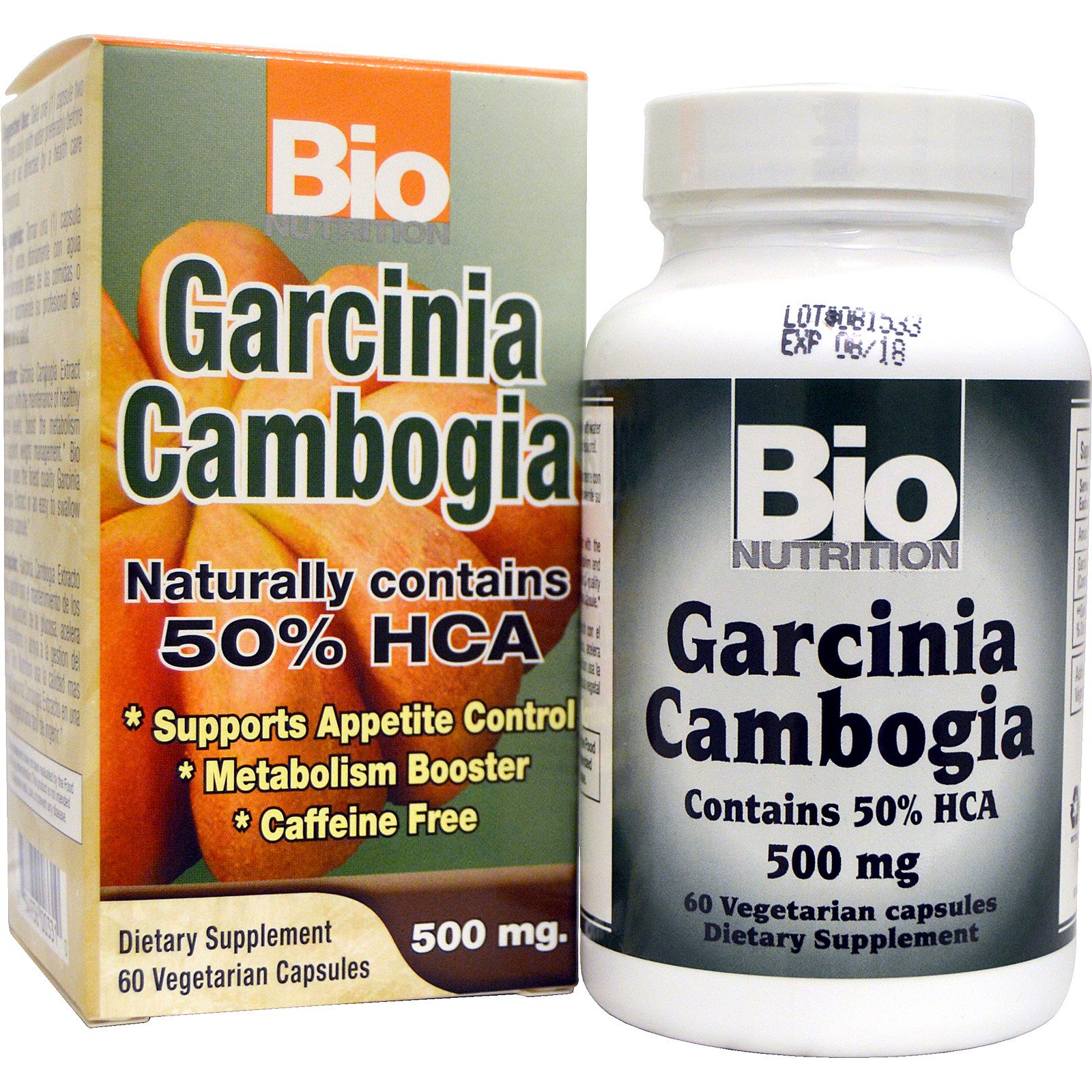 Bio Nutrition, Garcinia Cambogia, 500 mg, 60 Veggie Caps ...