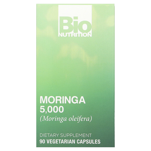 Bio Nutrition Moringa 5,000, 5,000 mg, 90 Vegetarian Capsules