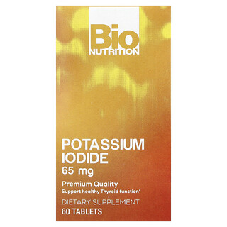 Bio Nutrition, Potassium Iodide, 65 mg, 60 Tablets