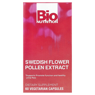 Bio Nutrition, Extract de polen de flori din Suedia, 60 de capsule vegetale (500 mg per capsulă)
