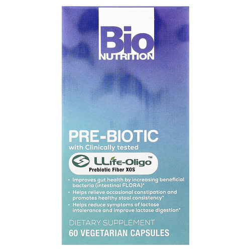 Bio Nutrition, Pre-Biotic, Prä-Biotic, 60 pflanzliche Kapseln (700 mg pro Kapsel)