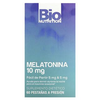 Bio Nutrition, 褪黑荷爾蒙，10 毫克，60 粒膠囊