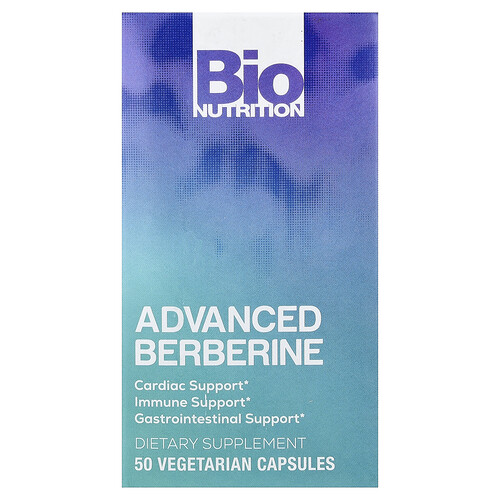 Bio Nutrition, Advanced Berberine, verbessertes Berberin, 50 pflanzliche Kapseln (600 mg pro Kapsel)