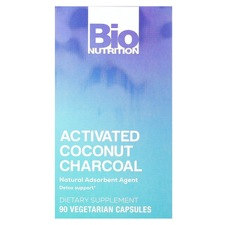 Bio Nutrition, Carbón vegetal de coco activado, 90 cápsulas vegetales (260 mg por cápsula)