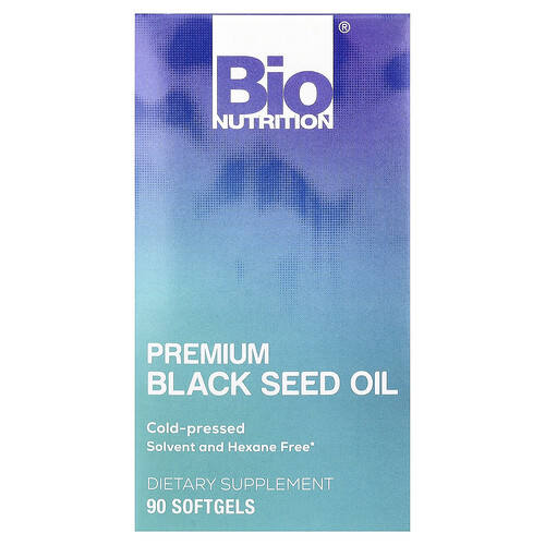 Bio Nutrition масло черного тмина премиального качества 90 капсул (500 мг в каждой)