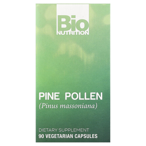 Bio Nutrition, Pine Pollen, Kiefernpollen, 90 pflanzliche Kapseln (500 mg pro Kapsel)