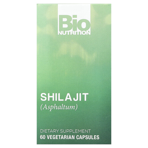 Bio Nutrition, Shilajit (Asphaltum), 60 Vegetarian Capsules (500 mg per Capsule)