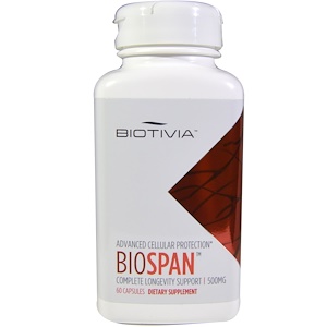 Купить Biotivia, Bio Span, 500 mg, 60 Capsules  на IHerb