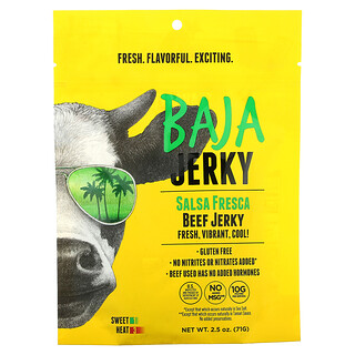 Baja Jerky, Beef Jerky, Salsa Fresca, 2.5 oz (71 g)