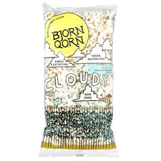 BjornQorn, Sun-Popped Corn, Cloudy Salty, 85 g