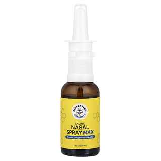 Beekeeper's Naturals, Spray nasal salin Max, 30 ml