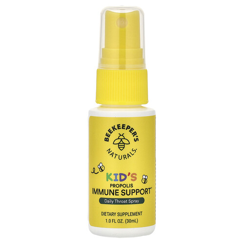 Beekeeper's Naturals, Kids, Propolis Immune Support, Propolis-Immununterstützung für Kinder, tägliches Rachenspray, 30 ml