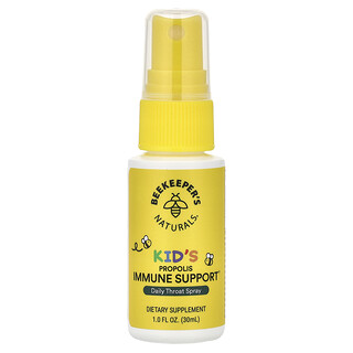 Beekeeper's Naturals, Børn, Propolis Immunstøtte, Daglig Halsspray, 30 ml