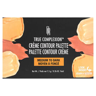 Black Radiance, True Complexion, Cream Contour Palette, 8323 Medium to Dark, 0.26 oz (7.5 g)