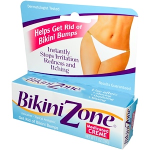 BikiniZone, Лекарственный крем, помогает избавиться от неровностей в области бикини, 1 унция (28 г)