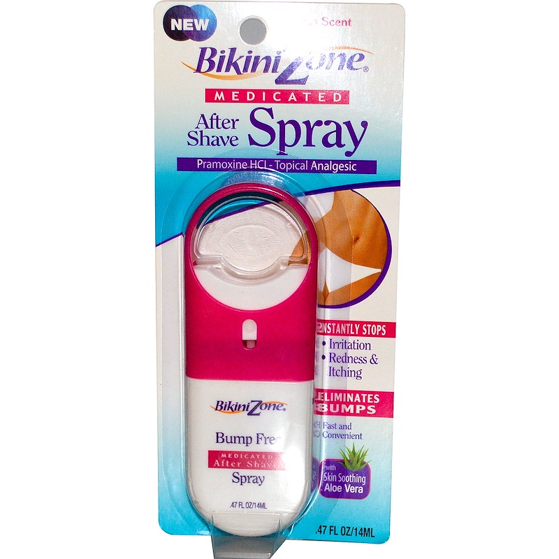 Bikini Zone, After Shave Spray, Bump Free, Medicated, 0.47 fl oz (14 ml