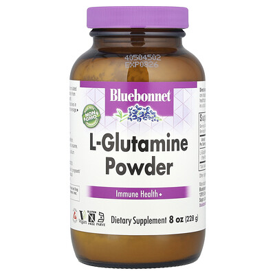 Bluebonnet Nutrition, L-glutamina en polvo, 228 g (8 oz)