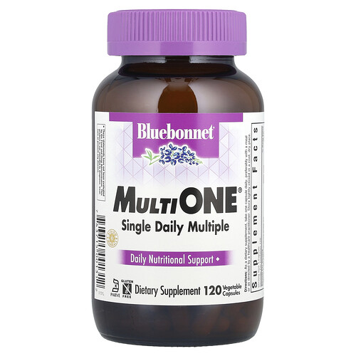 Bluebonnet Nutrition MultiONE®, Single Daily Multiple, 120 Vegetable Capsules