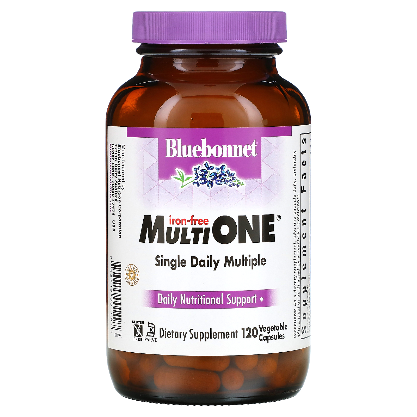 Bluebonnet Nutrition, MultiONE, Suplemento multivitamínico y ...