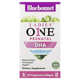 بلوبونيت نوتريشن‏, Ladies 'One® DHA ، 60 كبسولة هلامية نباتية (200 ملجم لكل كبسولة هلامية)