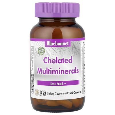Product Image for Bluebonnet Nutrition, Chelated Multiminerals, 120 Caplets
