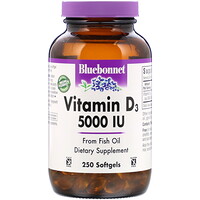 Bluebonnet Nutrition Vitamin D3 5000 Iu 250 Softgels Iherb