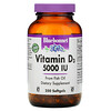 Bluebonnet Nutrition, витамин D3, 125 мкг (5000 МЕ), 250 капсул