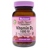 Отзывы о Bluebonnet Nutrition, Earth Sweet, Chewable Vitamin D3, 1000 IU, Natural Raspberry Flavor, 90 Chewable Tablets