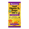 Bluebonnet Nutrition, Liquid Vitamin D3 Drops, Natural Citrus Flavor, 1,000 IU, 1 fl oz (30 ml)