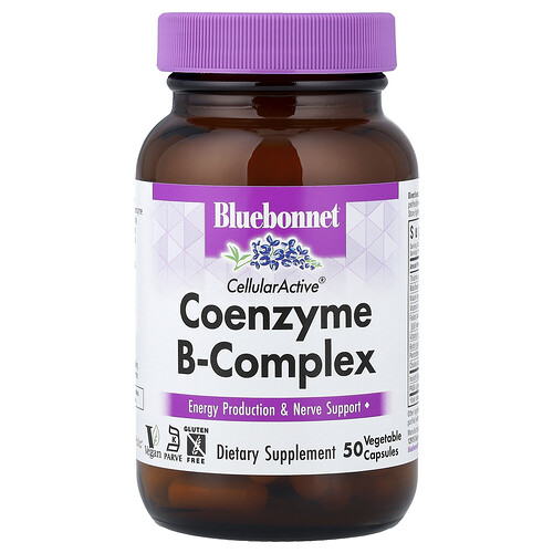 Bluebonnet Nutrition CellularActive® Coenzyme B-Complex, 50 Vegetable Capsules