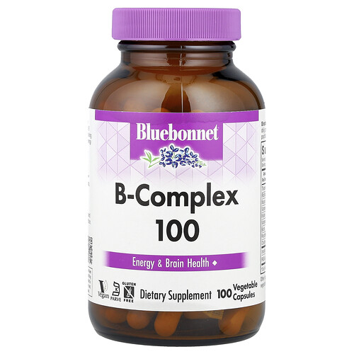 Bluebonnet Nutrition, B-Complex 100, 100 pflanzliche Kapseln