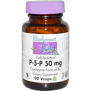 Bluebonnet Nutrition, Р-5-Р, 500 мг, 90 растительных капсул