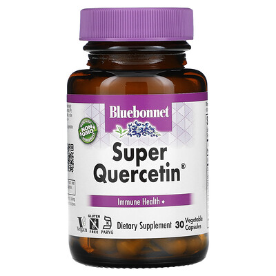 Bluebonnet Nutrition Super Quercetin, Immune Health, 30 Vegetable Capsules