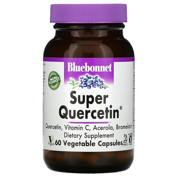 Bluebonnet Nutrition, Super Quercetin, 60 Vegetable Capsules
