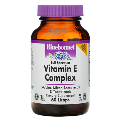 

Bluebonnet Nutrition Vitamin E Complex 60 Licaps
