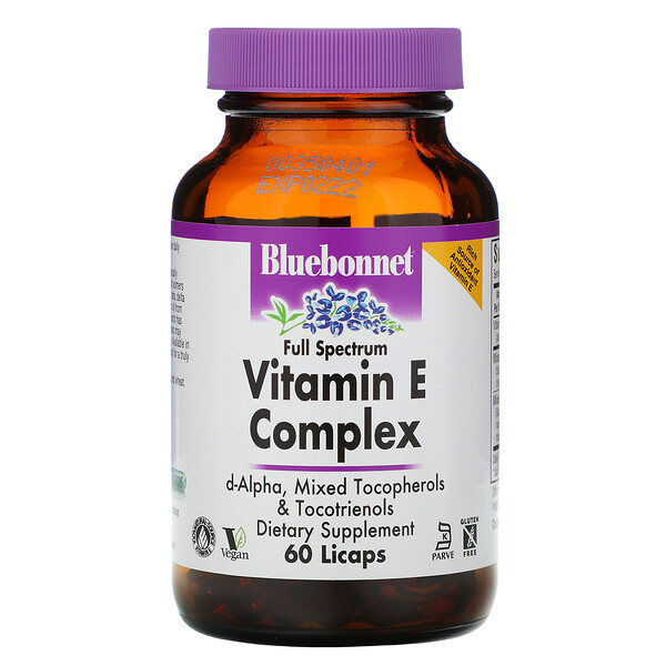 Complexe de Vitamine E, 60 Gélules Licaps
