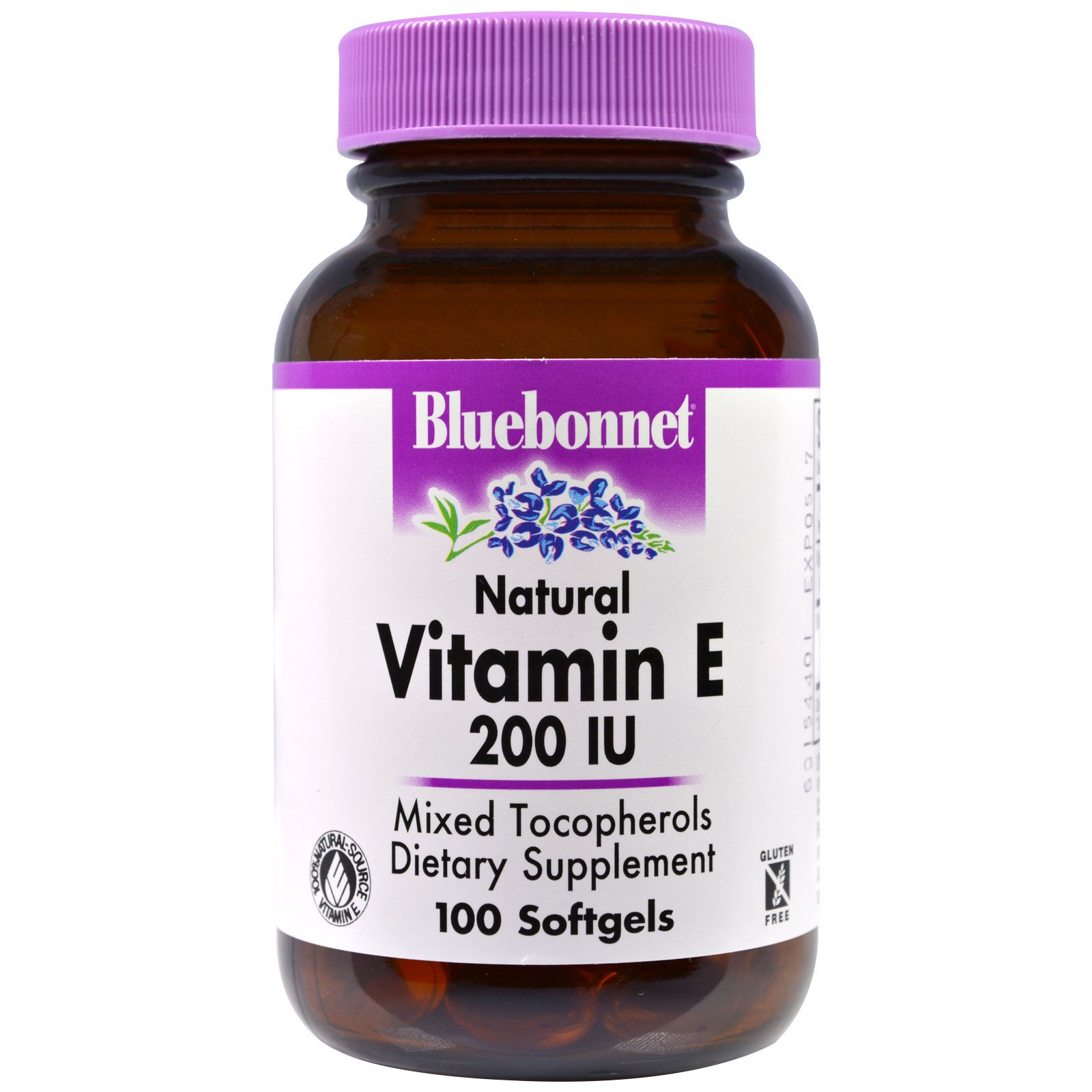Nutrition, Vitamin E, 200 IU, 100 Softgels