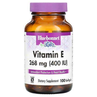 Bluebonnet Nutrition , Vitamin E, 100 Softgels