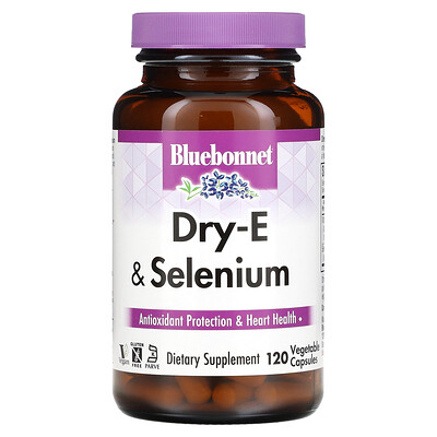 

Bluebonnet Nutrition Dry-E & Selenium 120 Vegetable Capsules