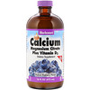Bluebonnet Nutrition, Liquid Calcium Magnesium Citrate Plus Vitamin D3, Blueberry, 16 fl oz (472 ml)