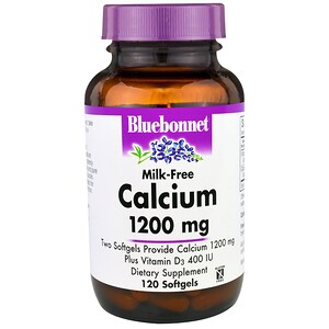 Отзывы о Блубоннэт Нутришен, Milk-Free Calcium, 1,200 mg, 120 Softgels