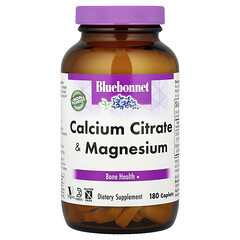 Calcium Citrate Plus Magnesium, 180 Caplets
