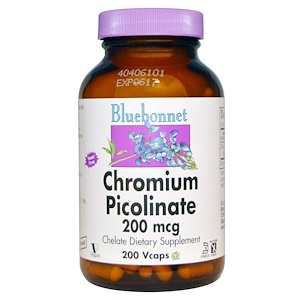 Отзывы о Блубоннэт Нутришен, Chromium Picolinate, 200 mcg, 200 Vcaps