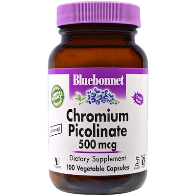 

Chromium Picolinate, 500 mcg, 100 Vegetable Capsules