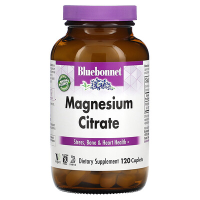 

Bluebonnet Nutrition, Magnesium Citrate, 120 Caplets