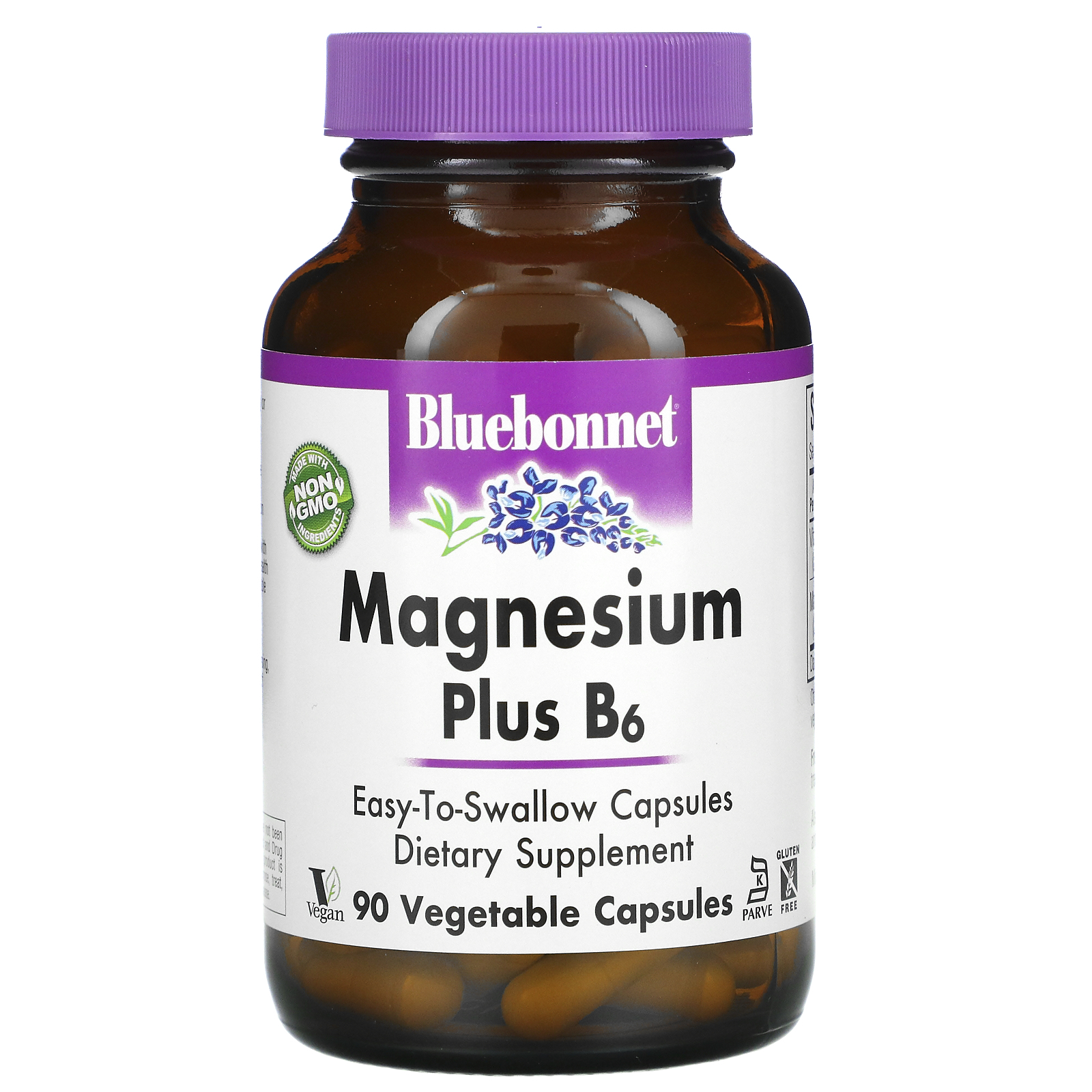 magnesium b6, bluebonnet)
