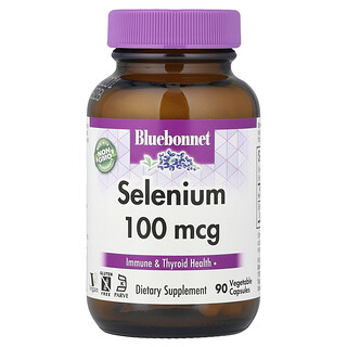 Bluebonnet Nutrition, Selen, 100 mcg, 90 vegetabilske kapsler